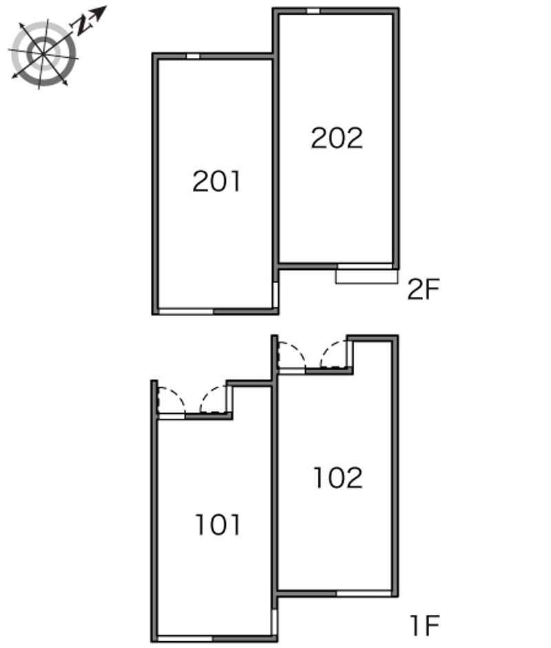 レオネクストソレビータＮ 間取配置図