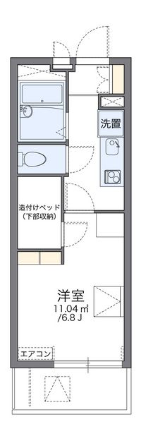 レオパレスエリーズ 間取り図