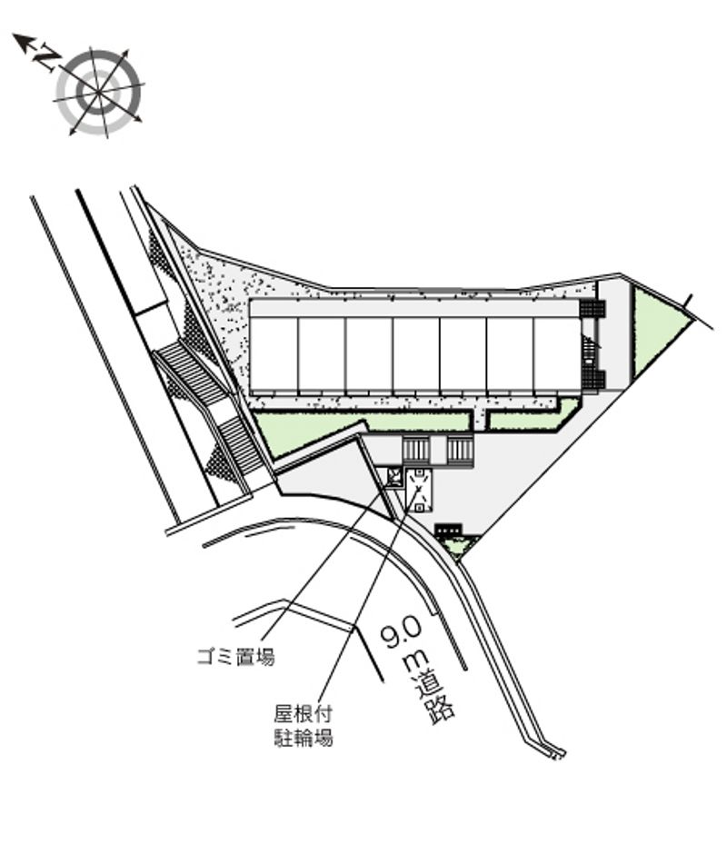 レオパレスＫＯＭＵＧＩ 配置図