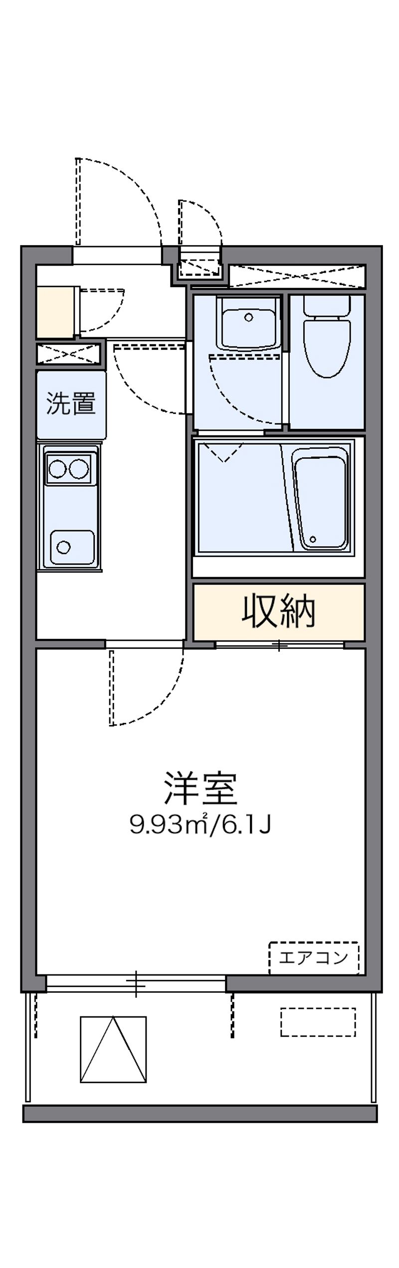 レオネクストグレイスコーポ薩摩 間取り