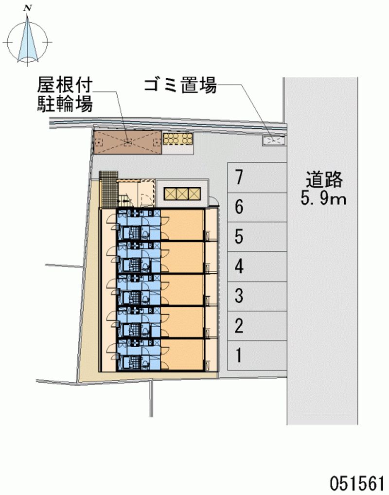 51561 Monthly parking lot