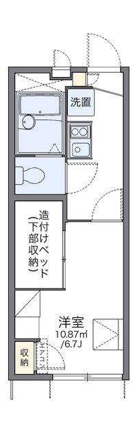 レオパレスサン六甲Ｂ 間取り図