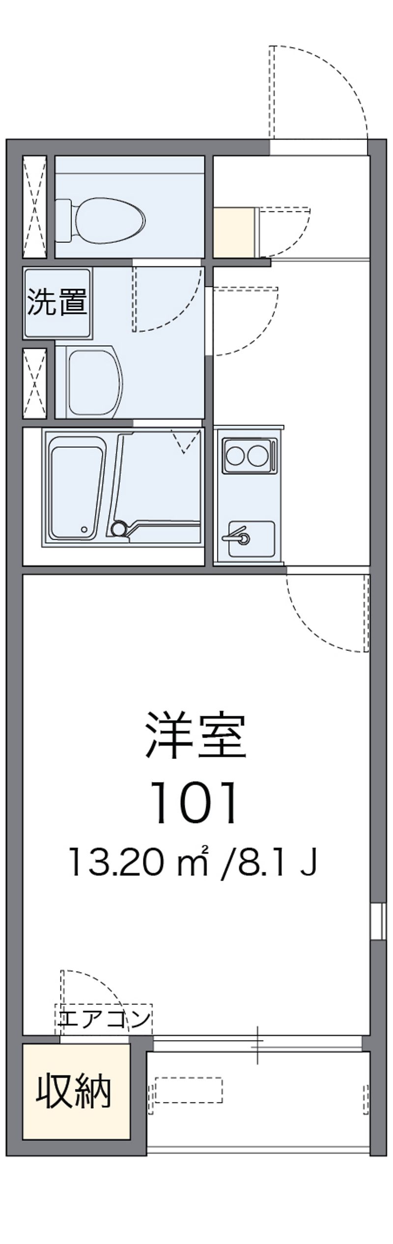 レオネクスト己新田 間取図