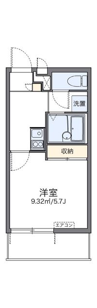 レオパレスアトレ 間取図