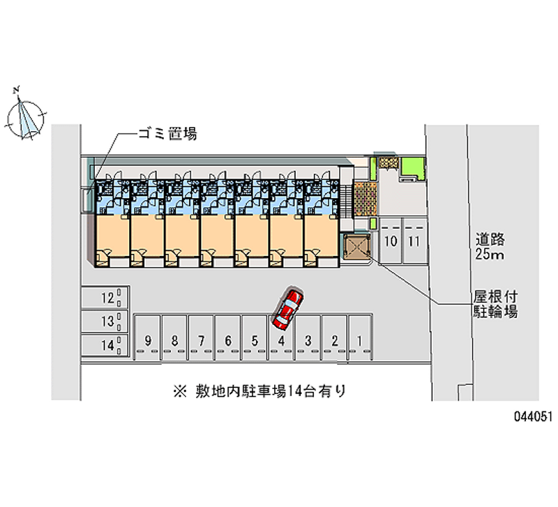 44051 Monthly parking lot