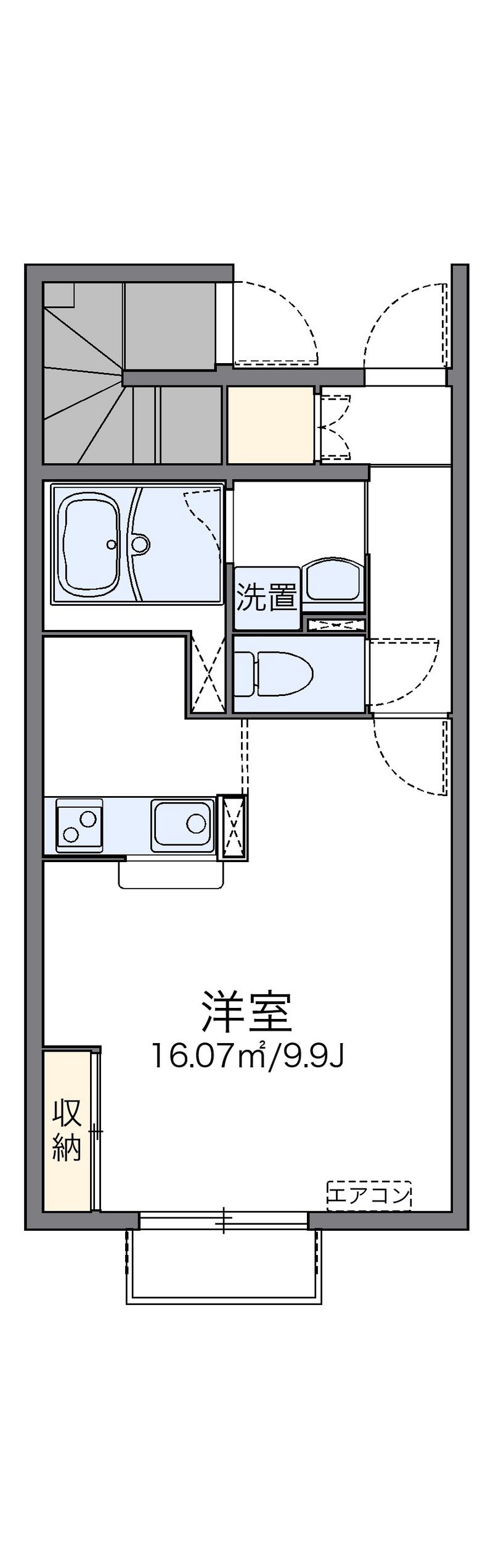 レオネクストメゾン　グリシーヌ 間取図