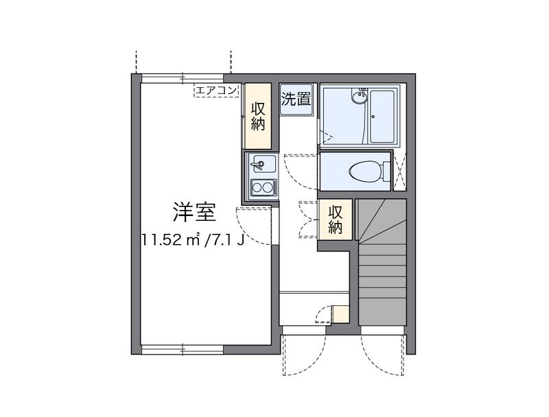 クレイノリッツハウス　中道 間取図