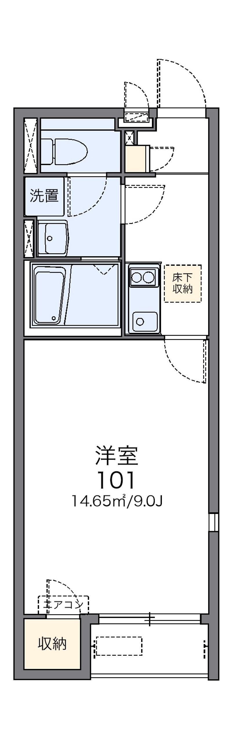 レオネクスト藤井寺 間取図