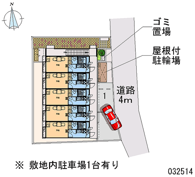 レオパレスアドミラーブル 区画図