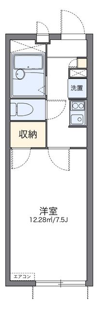 レオパレス里 間取り図