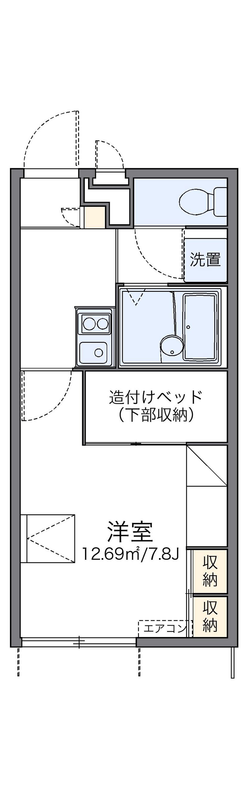 レオパレス北原 間取り
