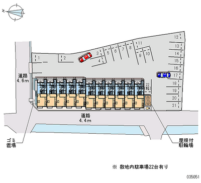 35051 Monthly parking lot