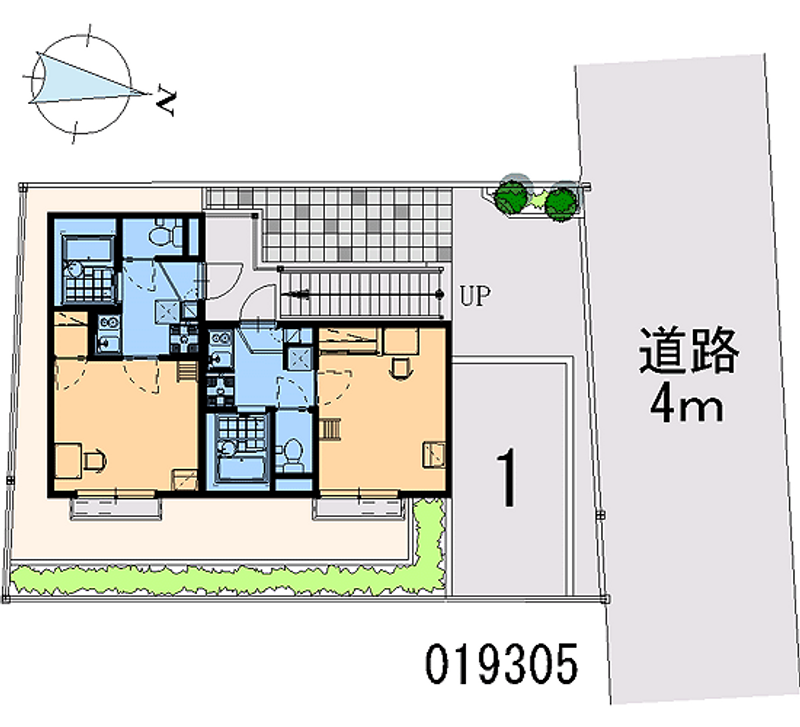 レオパレスＴＡＭＡ 区画図