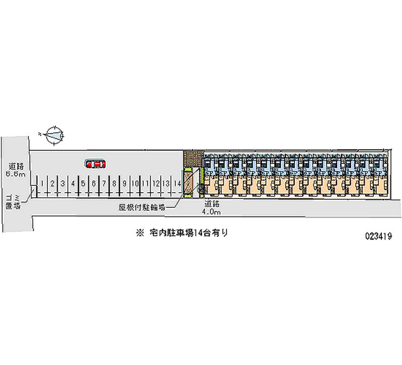 23419 bãi đậu xe hàng tháng