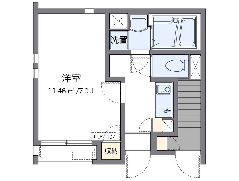 クレイノセゾン　コーボー 間取り