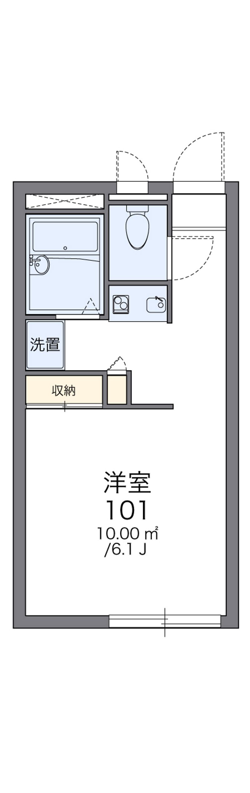 レオパレス大樹 間取図