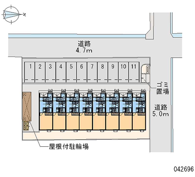 42696 Monthly parking lot