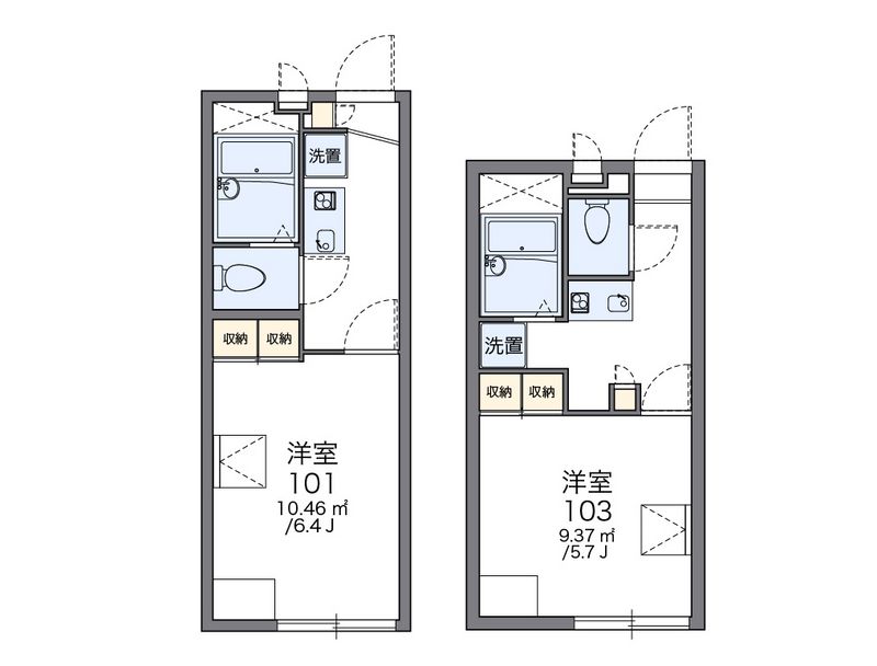 レオパレスコンフォートＳ 間取図