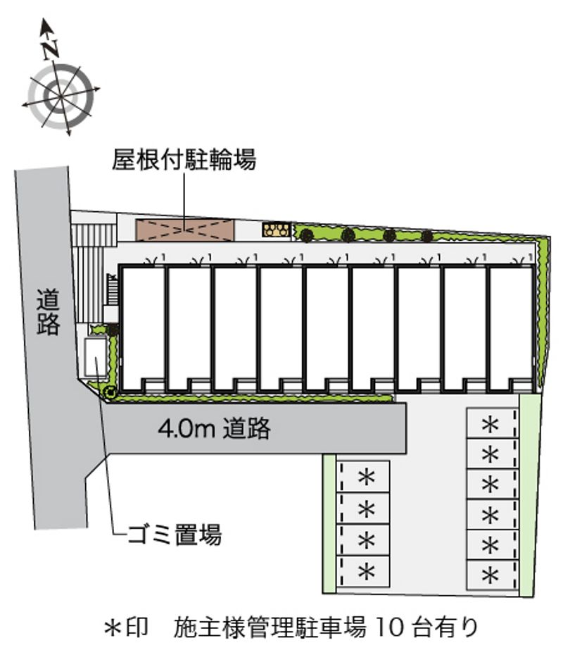 レオネクストシティーパレス２ 配置図