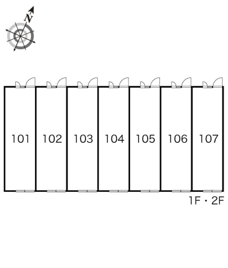レオパレス貴富彌 間取り配置図