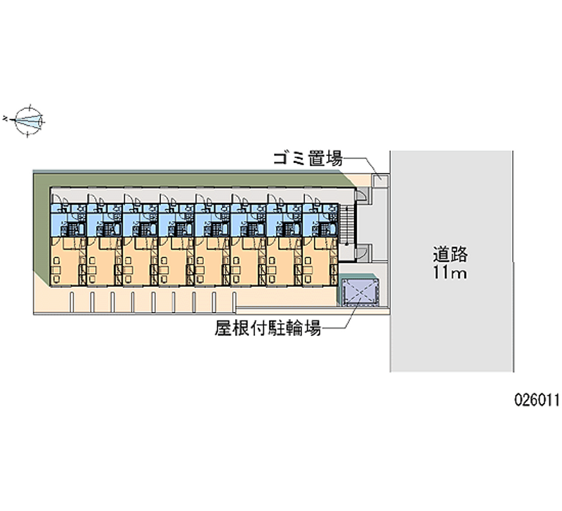 レオパレス希望 区画図