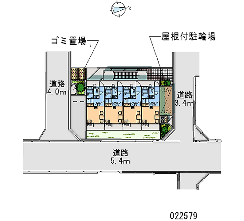 レオパレス香住 月極駐車場