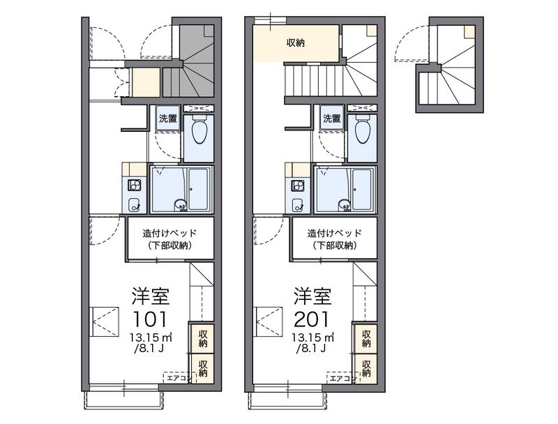 レオパレス望町 間取図