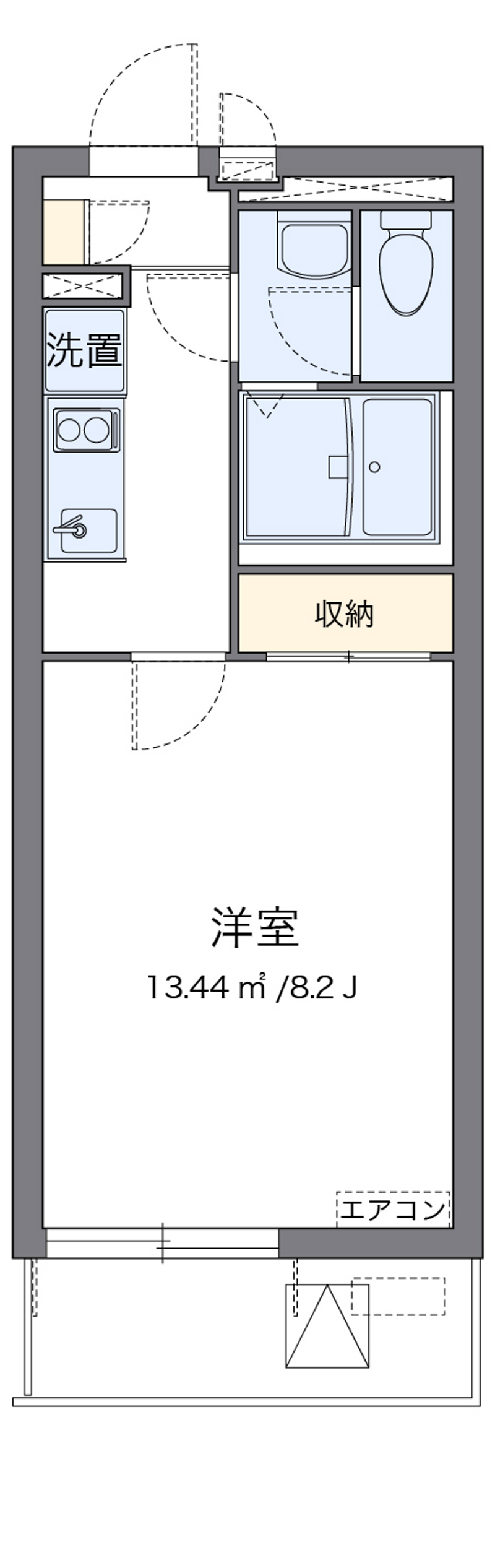 クレイノコンフォール杭瀬北新町 間取り