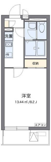 クレイノコンフォール杭瀬北新町 間取り図