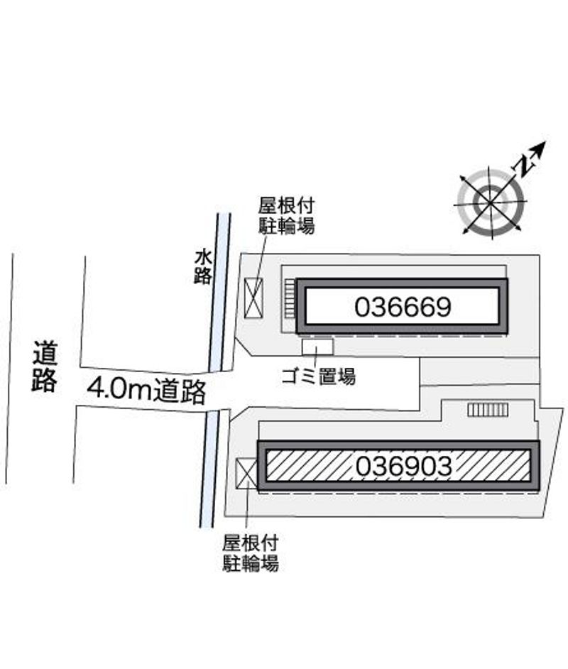 レオパレスウエストパレスⅡ 配置図