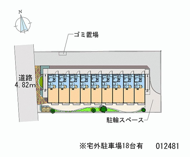 レオパレスカーサ石田大受 月極駐車場