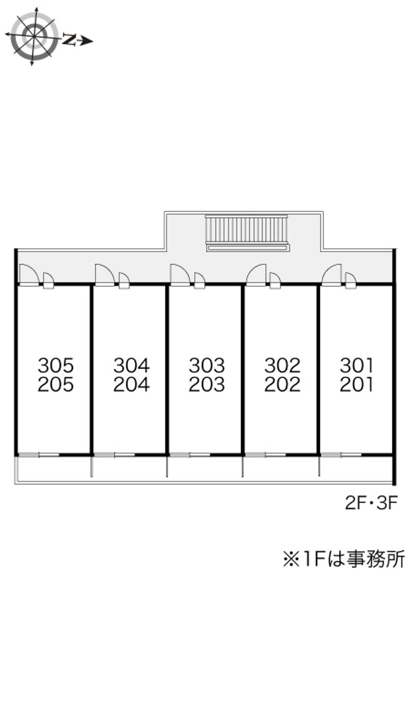 レオパレス綾瀬第８ 間取り配置図