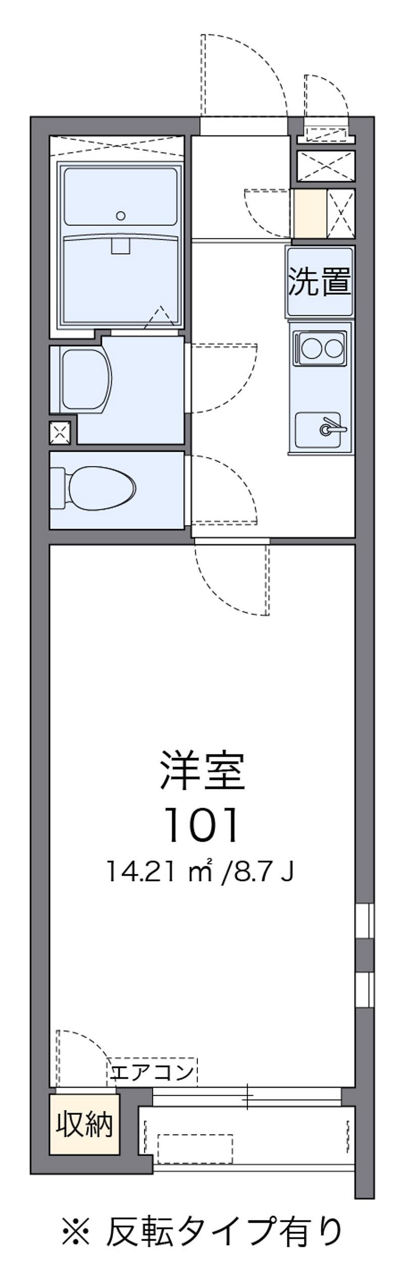 クレイノ欅 間取図