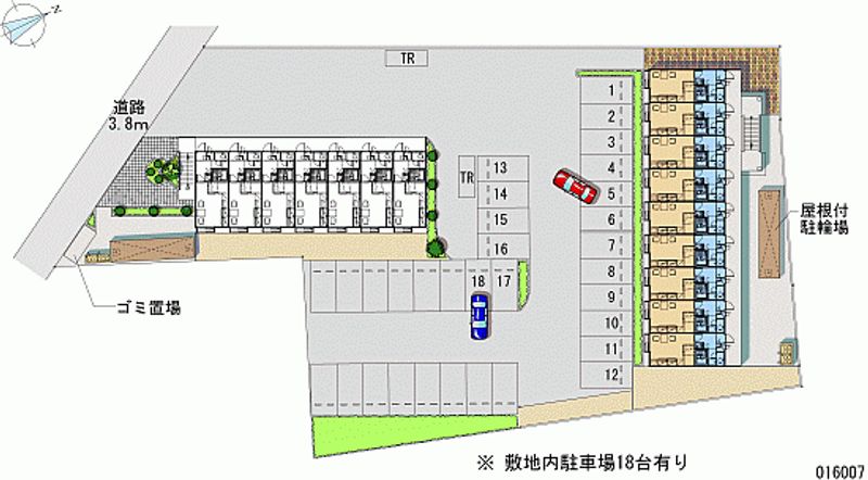 レオパレスＭＡＲＩＮⅡ 月極駐車場