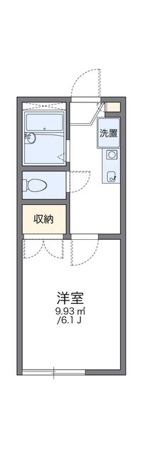 レオパレスグリーンヒルズ上水本町 間取り図