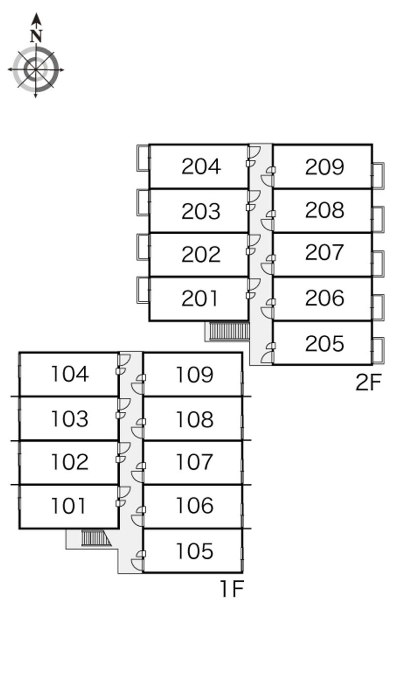 レオパレスＳＵＭＩＹＡ 間取配置図