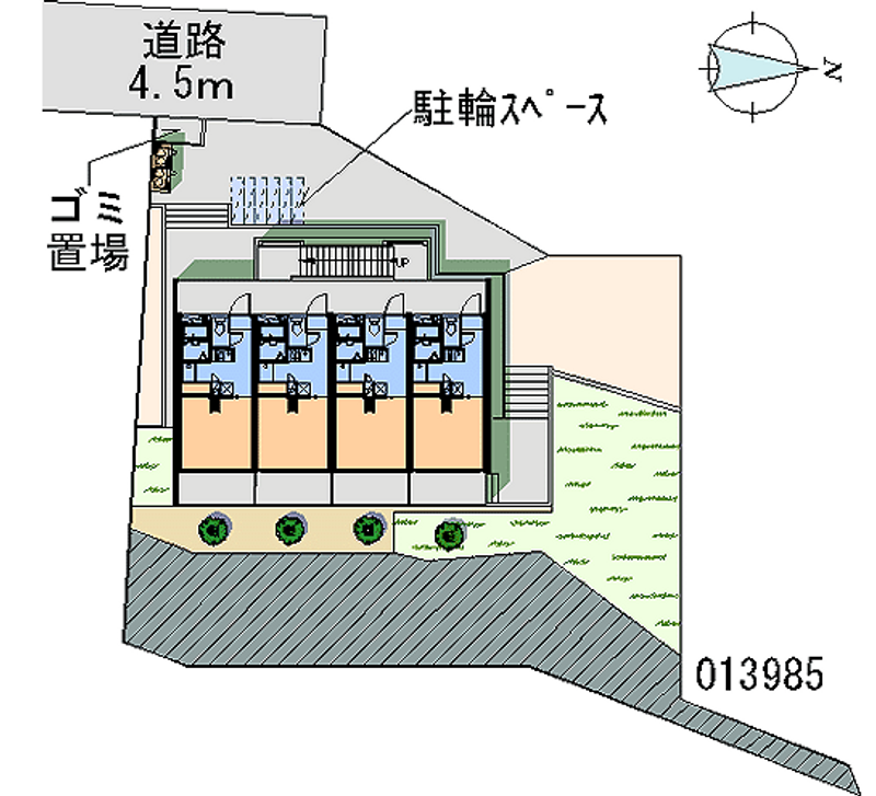 レオパレスＫ・Ｎ・Ａ 区画図