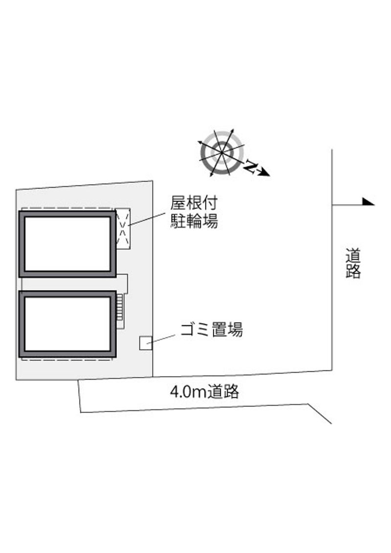 レオパレスイーストピア 配置図