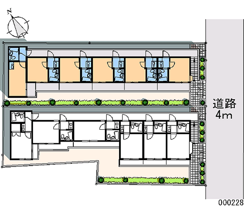レオパレス吉祥寺第２ 区画図