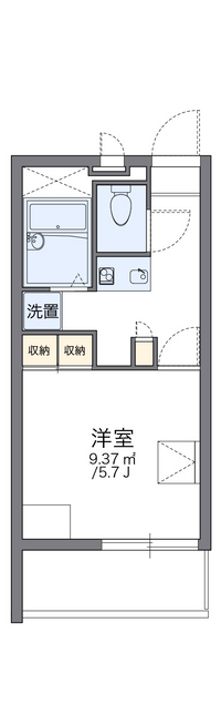 レオパレス御本丸壱番館 間取り図