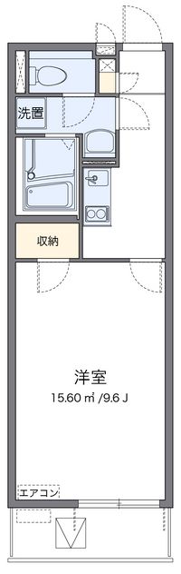 クレイノＲＯＵＴＥ　１６ 間取り図