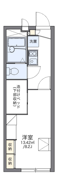 レオパレスヴィアル焼津 間取り図