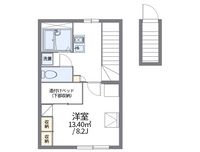 レオパレス山花 間取り図