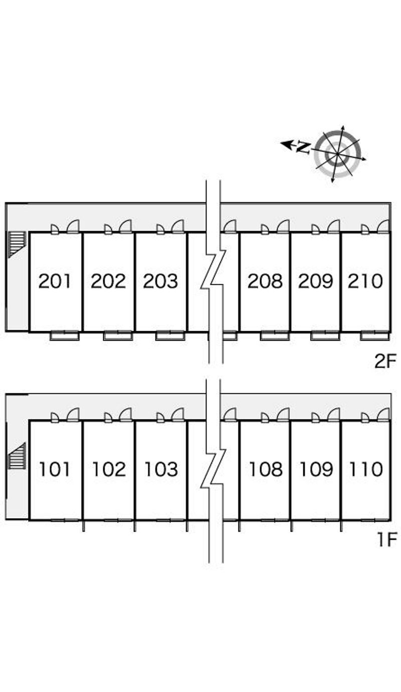 レオパレスカーサ 間取り配置図