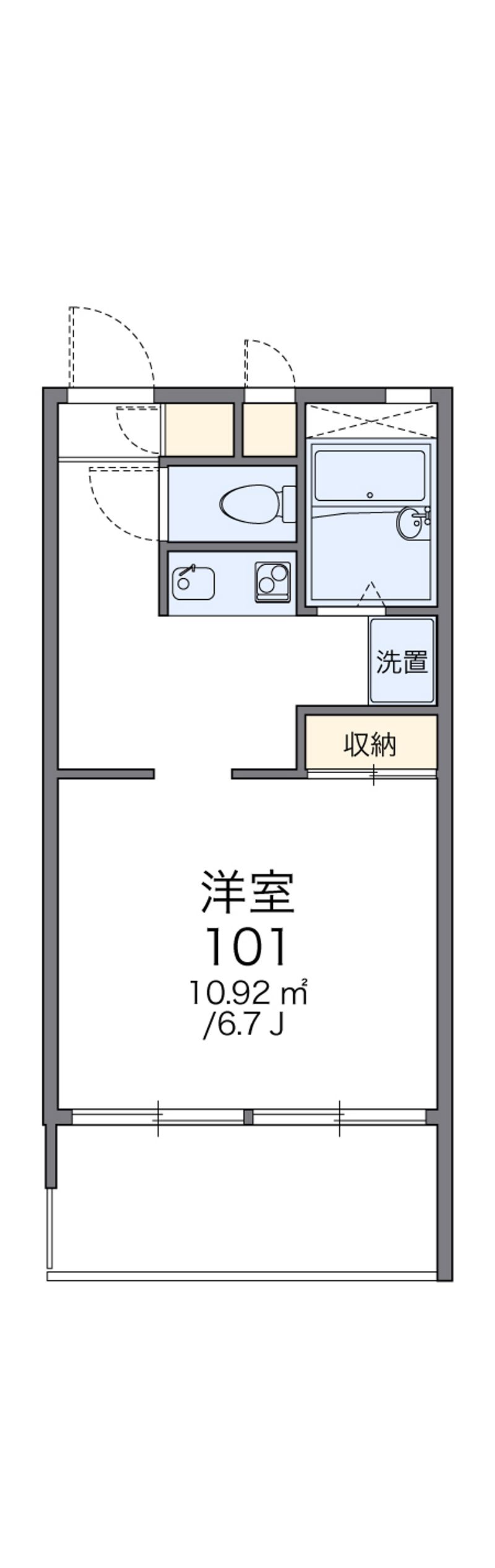 レオパレスＲｏｓｙ 間取図