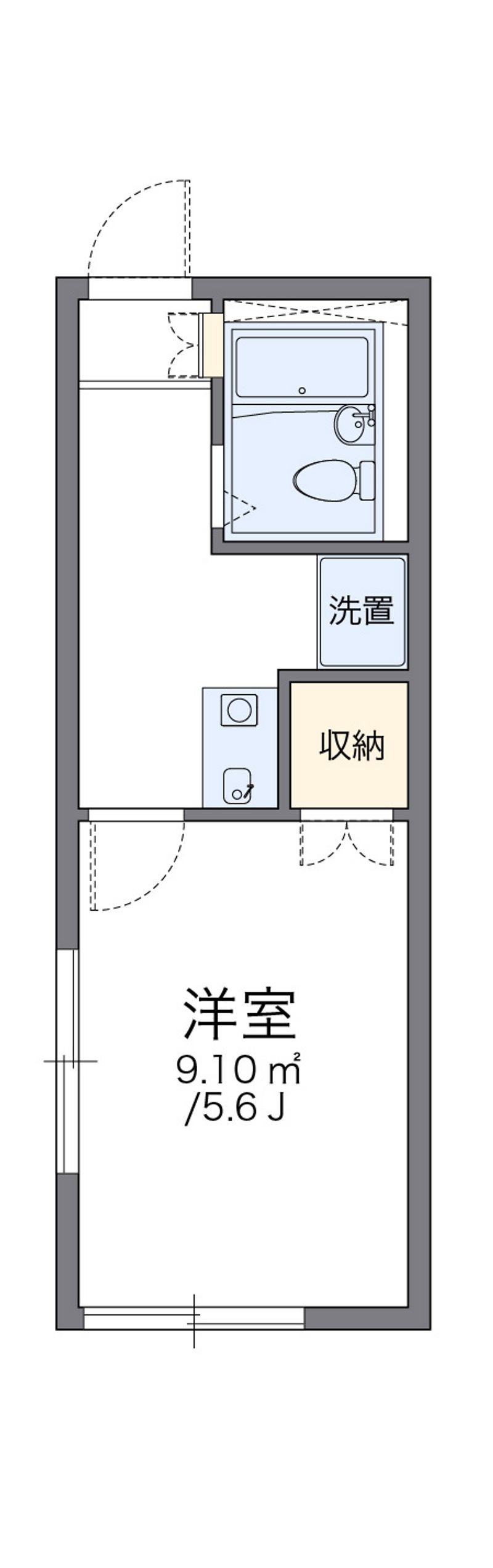レオパレス小牧 間取図
