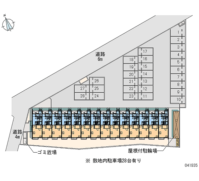 41935月租停车场