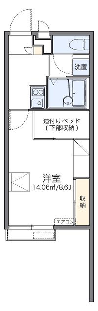 レオパレスエミネンスⅡ 間取り図