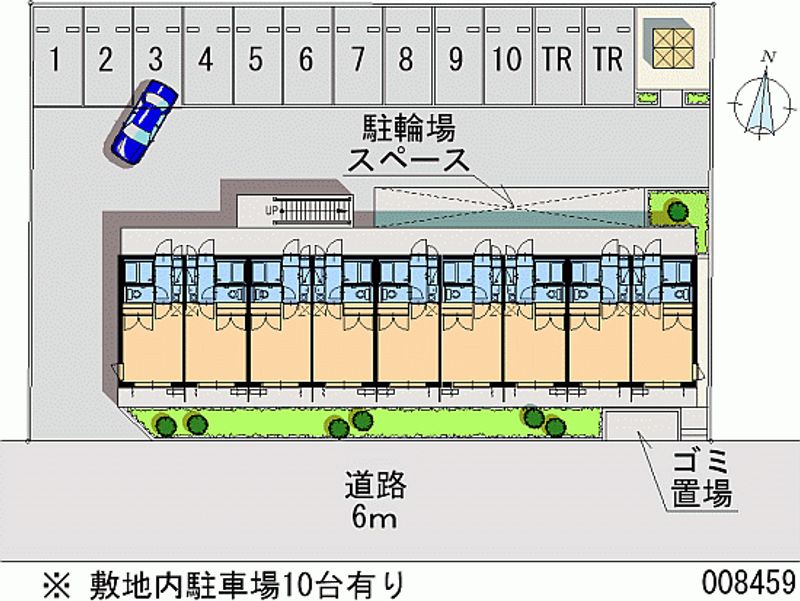 レオパレスクリア９６ＳＵＤＡ 区画図