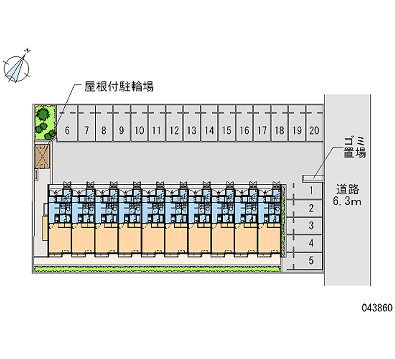 43860月租停车场